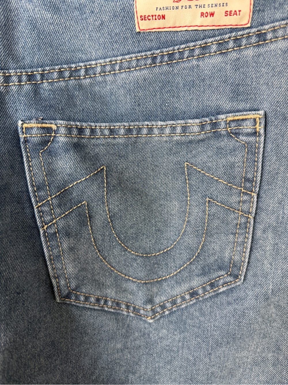 NWT True Religion Medium Denim Short-Sleeve Button-Front Mini Dress - Picture 6 of 8